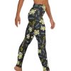Aop High Waisted Leggings Floral Patterned Skin Tight