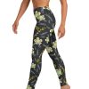 Aop High Waisted Leggings Floral Patterned Skin Tight