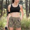 Forest Green Womens Camouflage Ultra Comfy Spandex Polyester