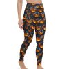 Scary Pumpkin Buttery Soft Halloween Leggings Pocket High