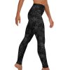 Black Christmas Snowflake Stretchy Ultra Soft Leggings Festive