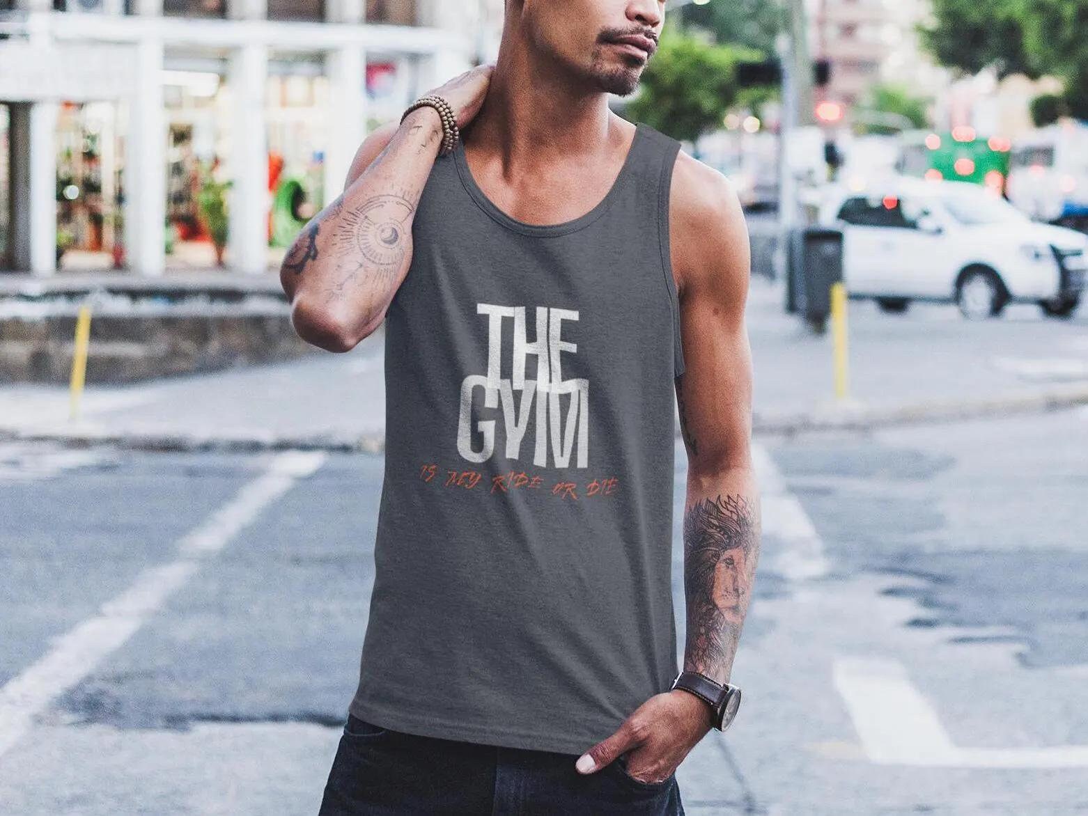 Men's Gym Tank Top Workout Sleeveless Shirt Fitness Men's Gym Tank Top Workout Sleeveless Shirt Fitness