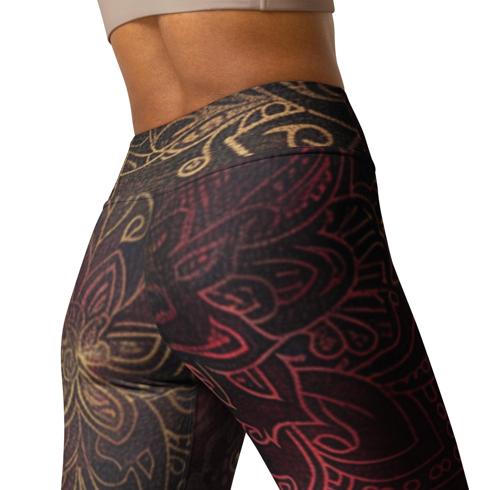 Velvet Radiance Ultra Comfy Bohemian Paisley High Waist Velvet Radiance Ultra Comfy Bohemian Paisley High Waist