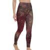 Velvet Radiance Ultra Comfy Bohemian Paisley High Waist