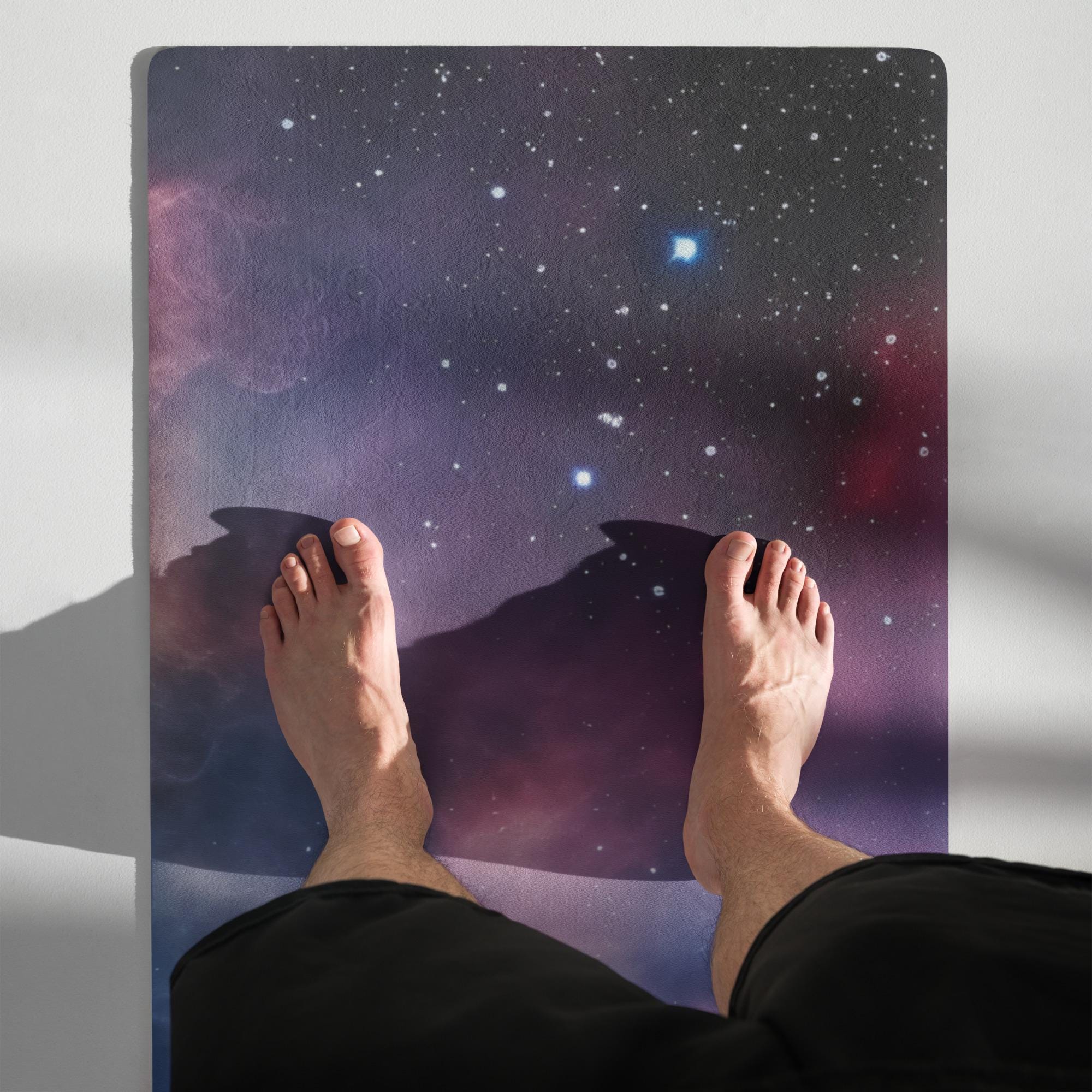 Galaxy Nebula Yoga Mat: Celestial Eco Friendly Fitness Galaxy Nebula Yoga Mat: Celestial Eco Friendly Fitness