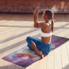 Galaxy Nebula Yoga Mat: Celestial Eco Friendly Fitness