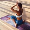 Galaxy Nebula Yoga Mat: Celestial Eco Friendly Fitness