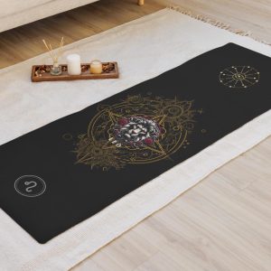 Leo Zodiac Style Health Wellness Yoga Mat Majestic
