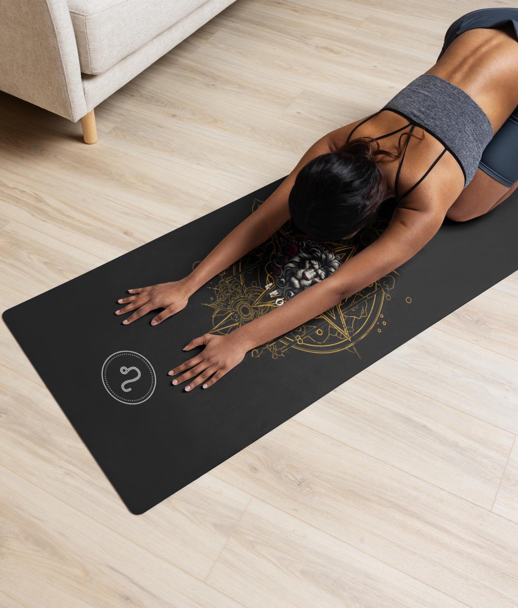 Leo Zodiac Style Health Wellness Yoga Mat Majestic Leo Zodiac Style Health Wellness Yoga Mat Majestic