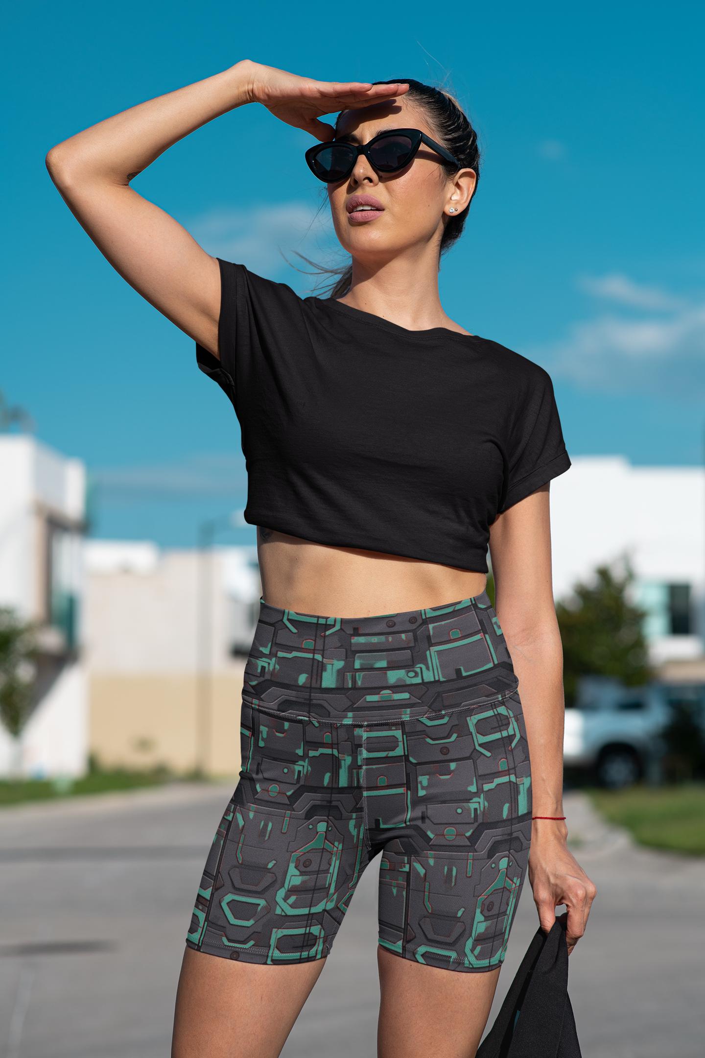 Compression Yoga Shorts Women Womens High Waist Biker Compression Yoga Shorts Women Womens High Waist Biker