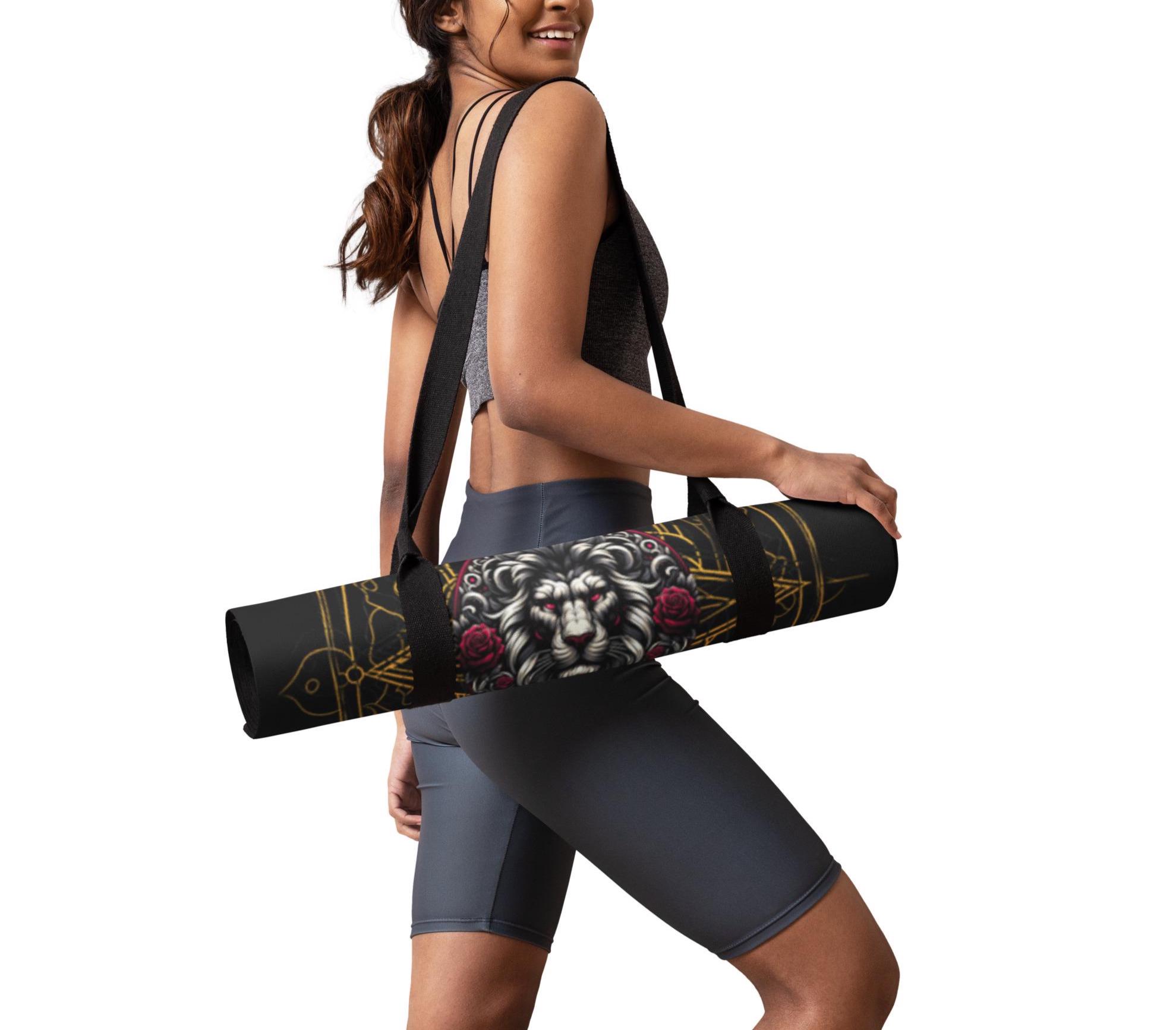 Leo Zodiac Style Health Wellness Yoga Mat Majestic Leo Zodiac Style Health Wellness Yoga Mat Majestic