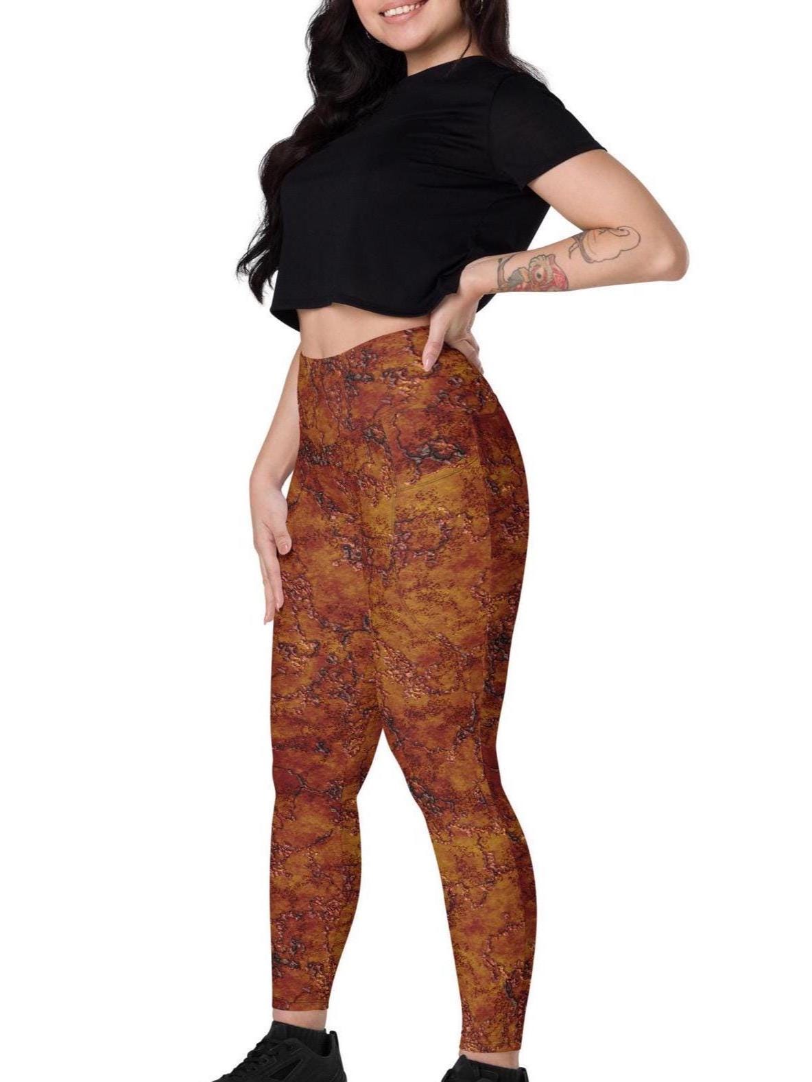 Copper Stone High Waist Girls Active Yoga Leggings Copper Stone High Waist Girls Active Yoga Leggings