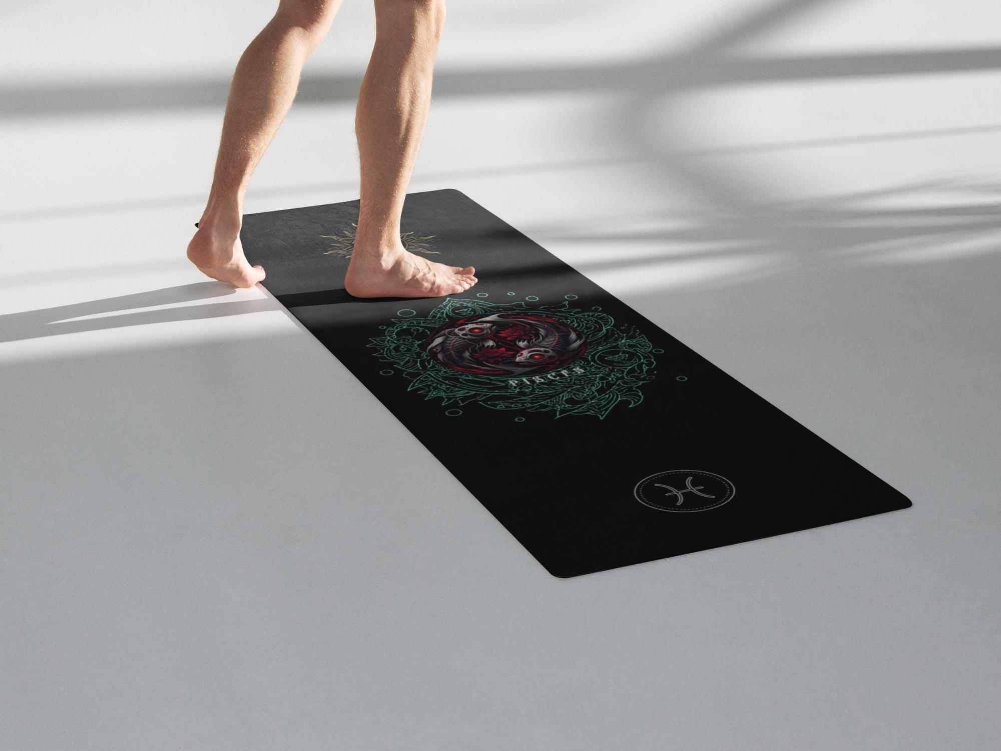 Pisces Unique Long Zodiac Style Yoga Mat Comfy Pisces Unique Long Zodiac Style Yoga Mat Comfy