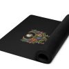 Gothic Style Sagittarius Zodiac Long Yoga Mat Skeletal