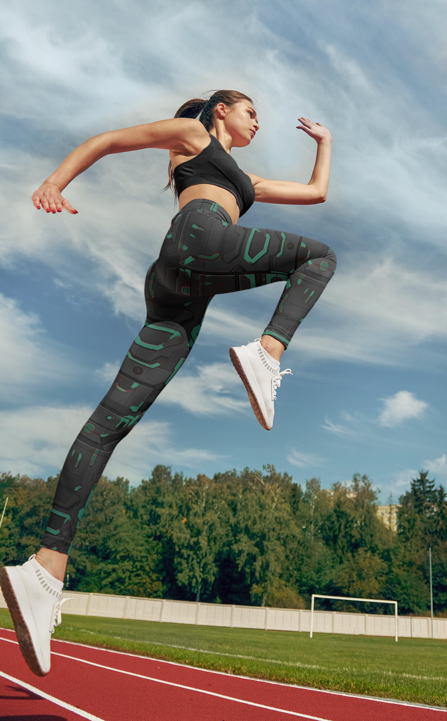 High Waist Spandex Workout Leggings: Squat Proof Activewear
