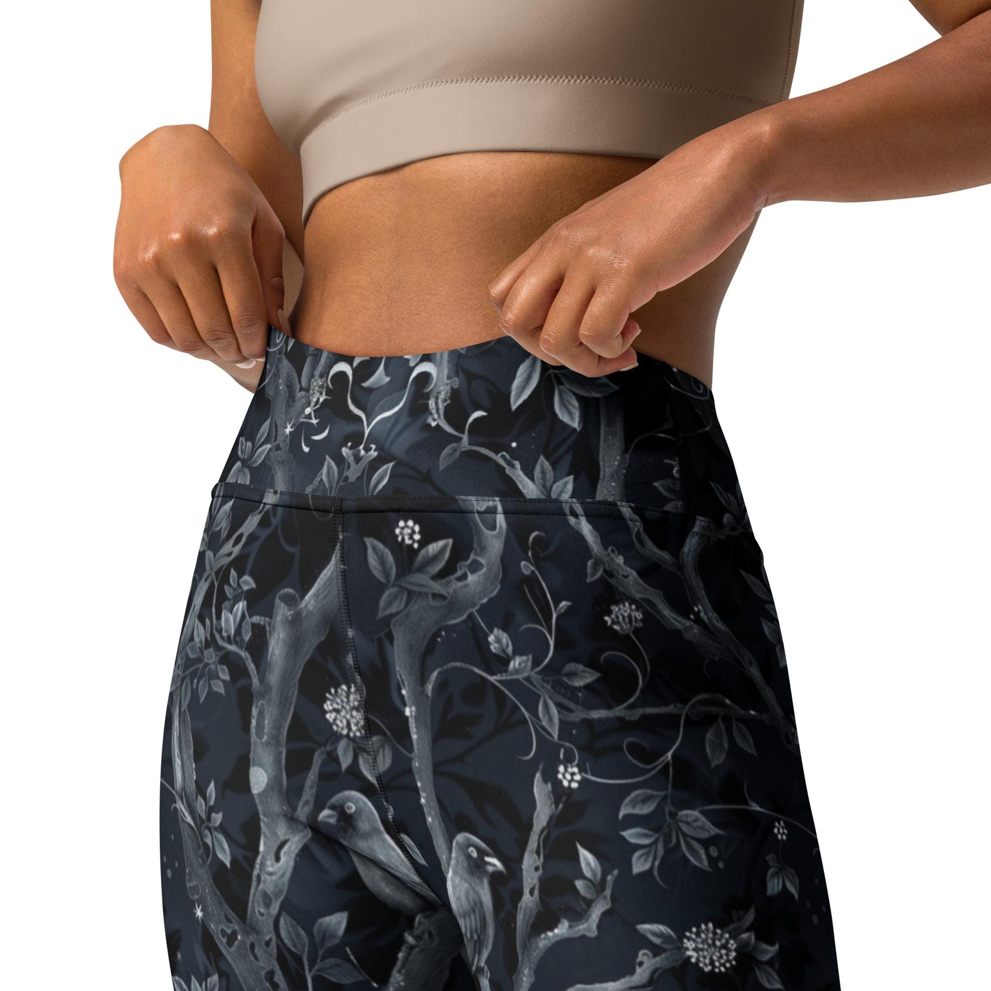 Women’s Gothic Dark Forest Yoga Leggings High Waisted Women’s Gothic Dark Forest Yoga Leggings High Waisted