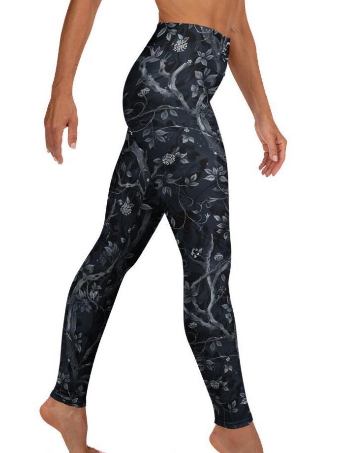 Women’s Gothic Dark Forest Yoga Leggings High Waisted Women’s Gothic Dark Forest Yoga Leggings High Waisted