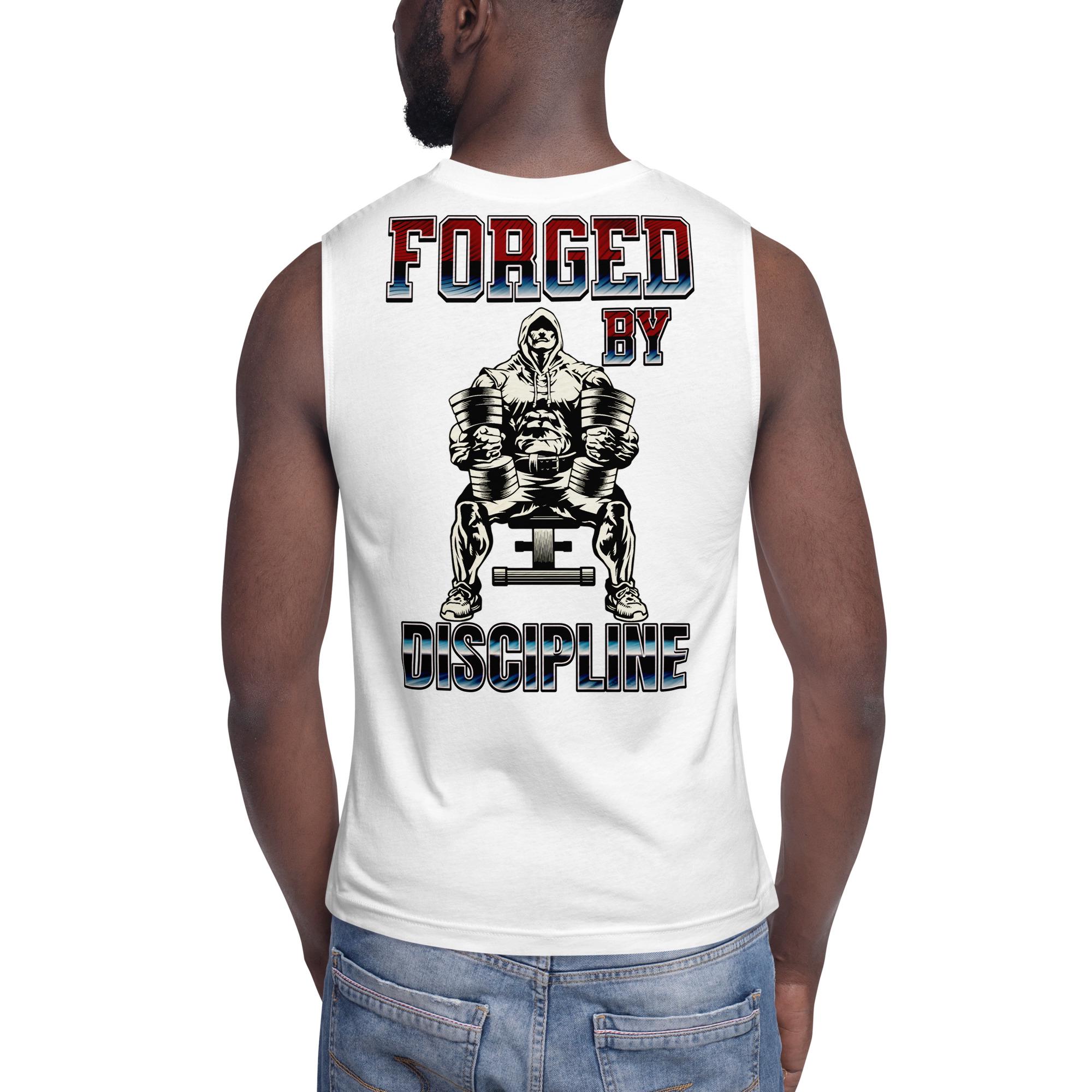 Forged Discipline Gym Tank Top Men Motivational Workout Forged Discipline Gym Tank Top Men Motivational Workout